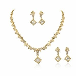 Sparkle Drop Neckless Set