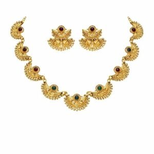 Traditional Chandra Haar Necklace Set for Women | Traditional Maharashtrian Design