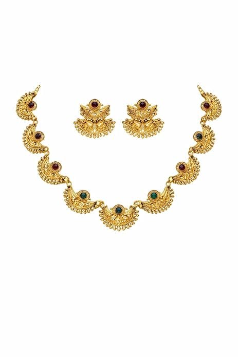 Traditional Chandra Haar Necklace Set for Women | Traditional Maharashtrian Design