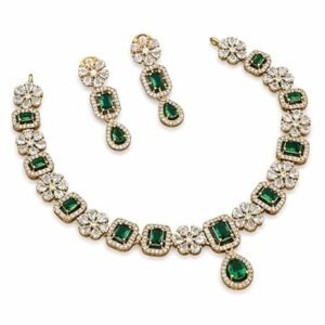 AD Neckless Set with ear rings