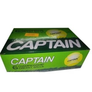 Caption Rubber Cricket Tennis Ball Light, (Pack of 6, Yellow)