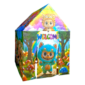 Labubu Land A Tent for Indoor and Outdoor Fun | Amazing Portable And Durable Kids Play Tent for Imaginative Adventures 2+ Years